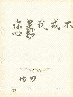 你是我戒不掉的心动