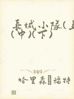 长城小队(上)(中)(下)
