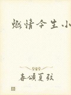 燃情今生小说