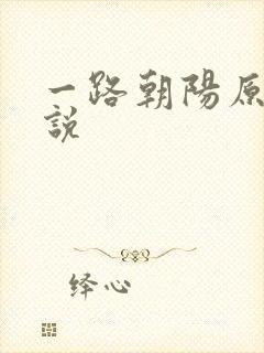 一路朝阳原著小说