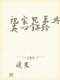 祝家兄弟共享后夹心饼干