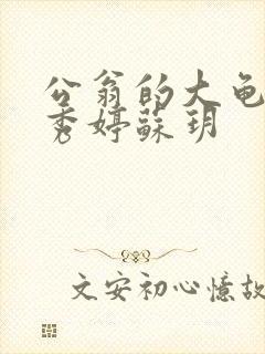 公翁的大龟挺进秀婷苏玥