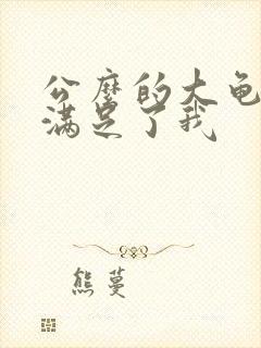 公么的大龟强大满足了我