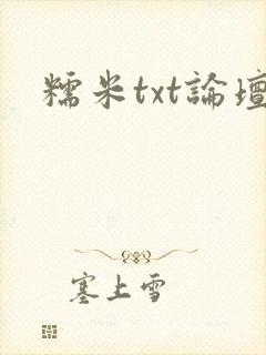 糯米txt论坛