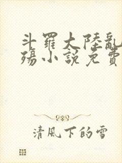 斗罗大陆乱世浮殇小说免费阅读