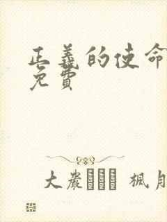 正义的使命全文免费