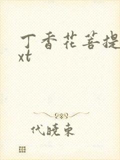 丁香花菩提树txt