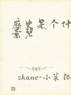 历史是个什么玩意儿