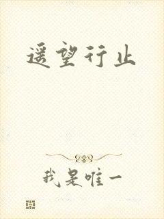 遥望行止