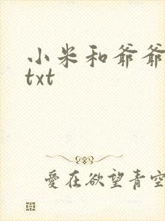 小米和爷爷全篇txt