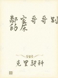 邻家哥哥别上我的床