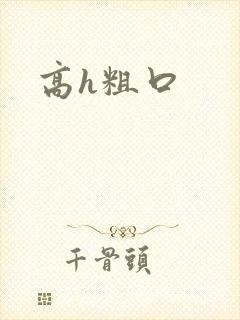 高h粗口