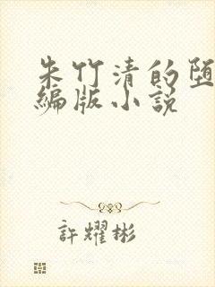 朱竹清的堕落改编版小说