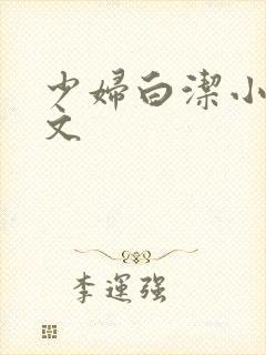 少妇白洁小说全文