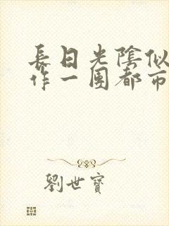 长日光阴似箭乱作一团都市言情