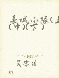 长城小队(上)(中)(下 )