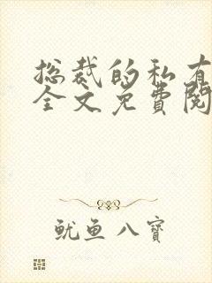 总裁的私有宝贝全文免费阅读