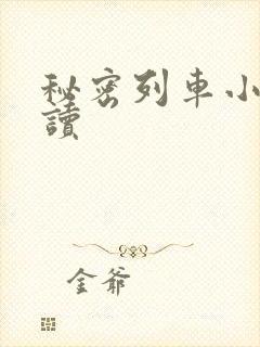 秘密列车小说阅读