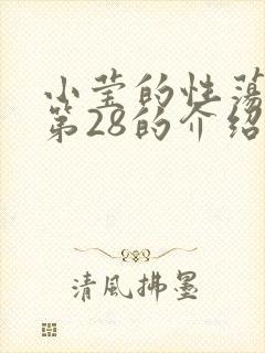 小莹的性荡生活第28的介绍