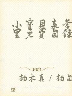 小宝贝来爹地怀里免费目录