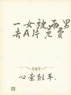 一女被两男桶进去A片免费