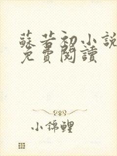 苏若初小说全文免费阅读