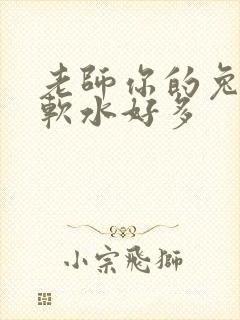 老师你的兔子好软水好多
