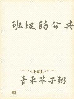 班级的公共玩具