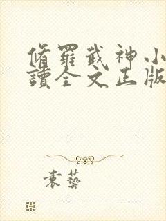 修罗武神小说阅读全文正版