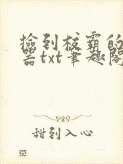 捡到校霸的遥控器txt笔趣阁