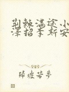 荆棘满途小说李泽招李斯安