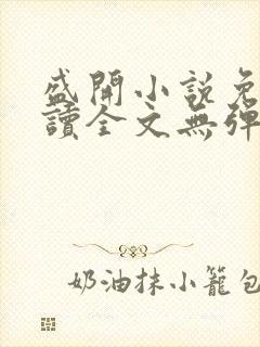 盛开小说免费阅读全文无弹窗