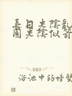 长日光阴乱作一团光阴似箭笔渺