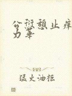 公愆憩止痒古悦力华
