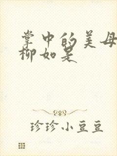 掌中的美母版主柳如是