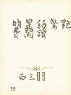 明星的惊艳史免费阅读