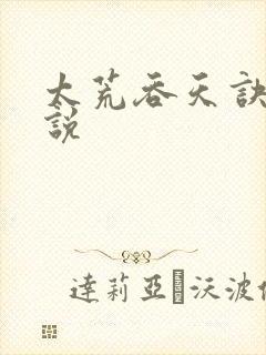 太荒吞天诀 小说