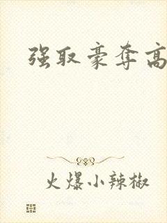 强取豪夺高干文