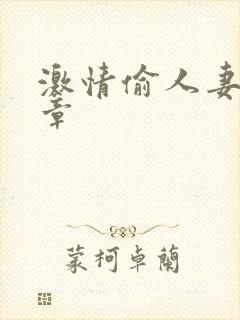 激情偷人妻30章