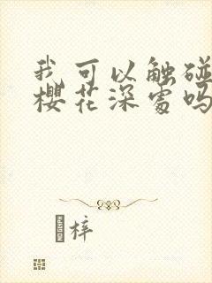 我可以触碰你的樱花深处吗