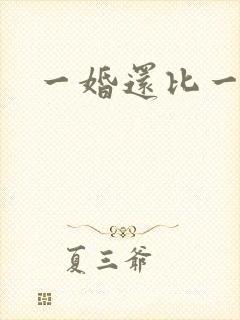 一婚还比一婚高