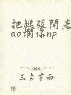 把腿张开老子cao烂你np