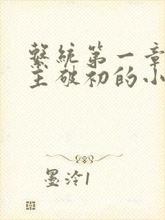 系统第一章给宿主破初的小说