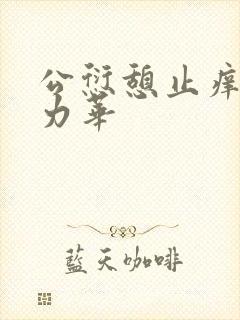 公愆憩止痒古悦力华