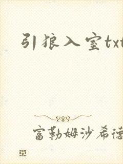 引狼入室txt