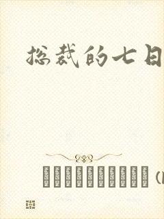 总裁的七日恋人