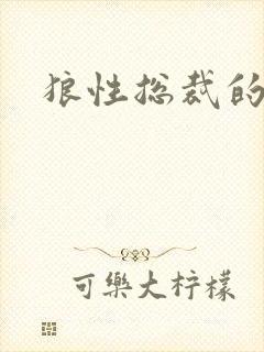 狼性总裁的尤物