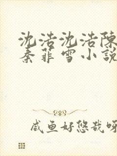 沈浩沈浩陈思思秦菲雪小说免费阅读笔