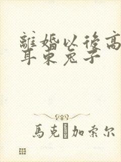 离婚以后高干 耳东兔子