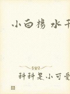 小白杨 水千丞
